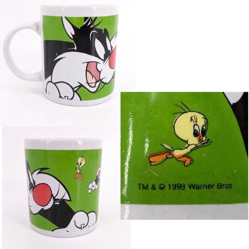 🟡 Sylvester and Tweety Bird coffee mug